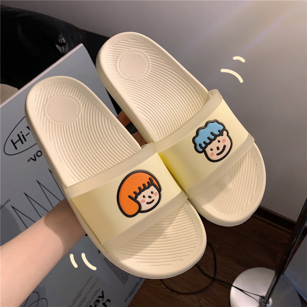 Couple Cartoon Slippers