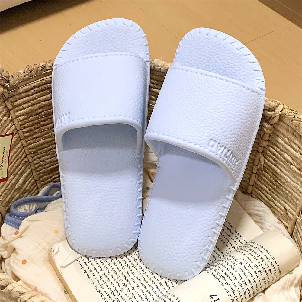 Classic Leather-Textured Indoor Slides