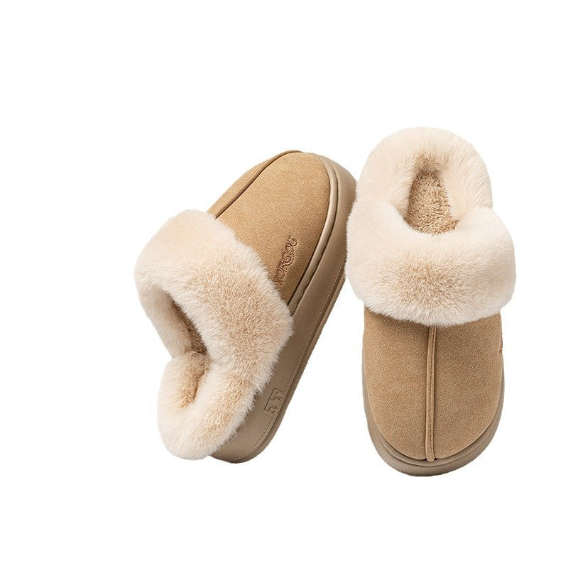 Yuangang Women’s Winter Cotton Slippers