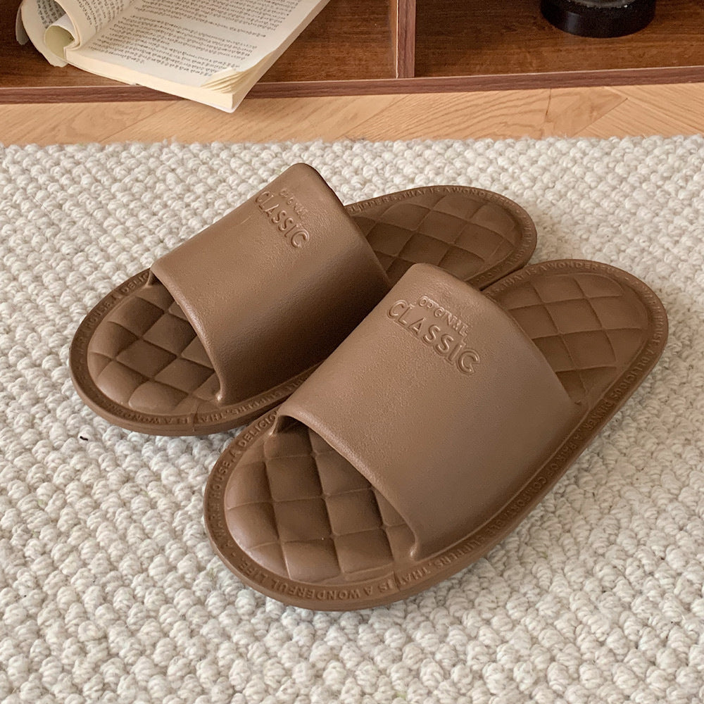Solid Color Soft Indoor Slippers