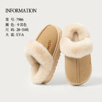 Yuangang Women’s Winter Cotton Slippers