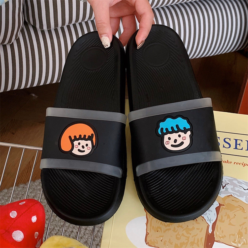 Couple Cartoon Slippers